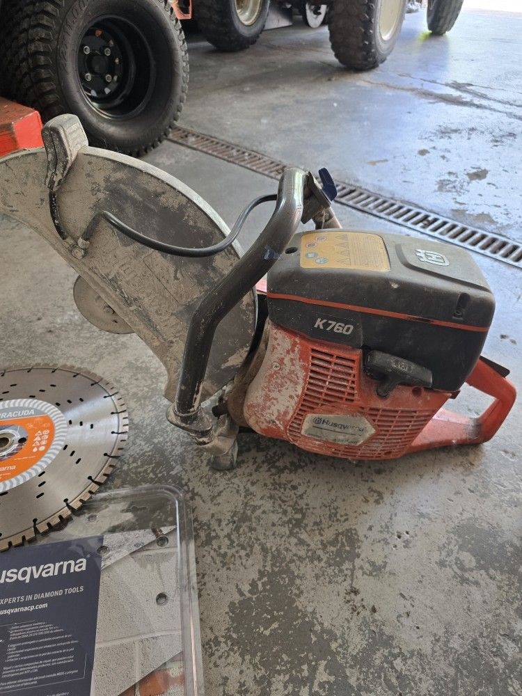 2 HUSQVARNA K760 CONCRETE SAWS