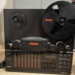 Fostex Model 80 – 8-Track Reel-to-Reel Recorder (Powers On)