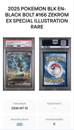 PSA 10 Zekrom #166