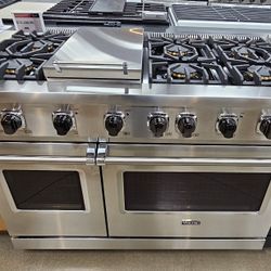 Viking® Professional 5 Series 48" Stainless Steel Freestanding Natural Gas Range