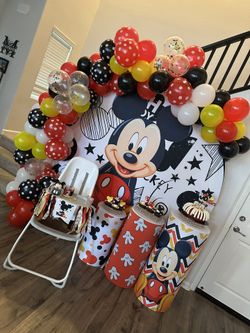 Mickey Birthday Balloons