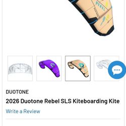 Brand NEW Duotone SLS Rebel 13M Kite