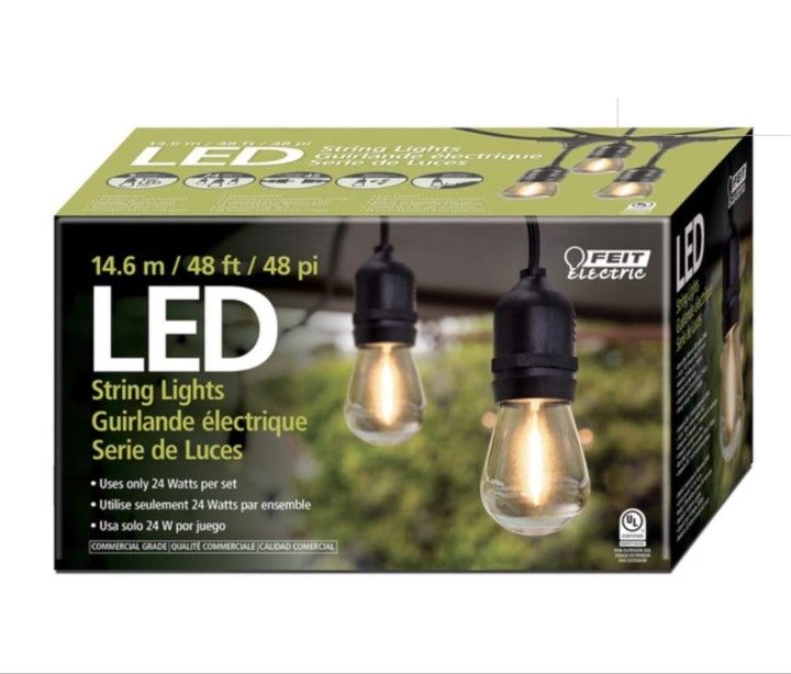 48' LED Filament String Light Set
500+ bought in past month