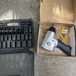 1/2 Impact Gun And Socket Set