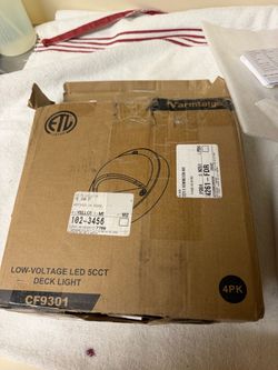 Low-Voltage LED 5CCT Deck Light 4-Pack CF9301