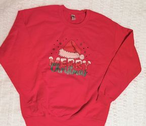 “MERRY CHRISTMAS” Holiday Pullover Sweater 