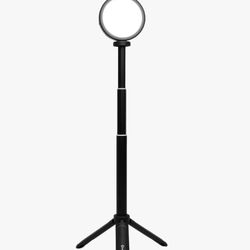 NEW LUME CUBE 19-INCH TELESCOPING TRIPOD WEBCAM AND LIGHT STAND 