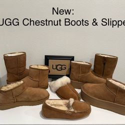 NEW: UGG Women’s Chestnut Boots Size 5,6,7,8 & 9