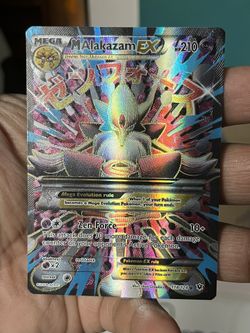 M Alakazam EX (Full Art) 118/124 XY Fates Collide Holo Pokemon TCG LP rare 2016