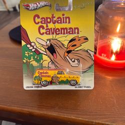Hot Wheels - 64 GMC PANEL Captain Caveman - Pop Culture HANNA BARBERA 1:64 X8363