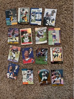 70+  Football cards all worth 5-10$ according to chat gpt