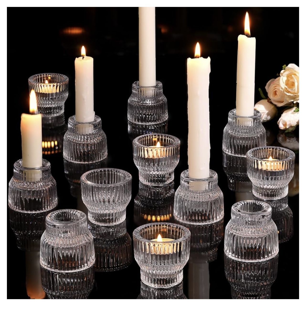 Crystal Taper Candle Holders for Sale in Temple City, CA OfferUp