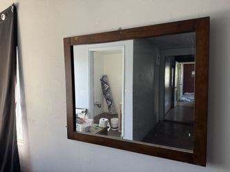 ► Large Wall Dresser Mirror rectangular vintage Classic 41.3” x 34”