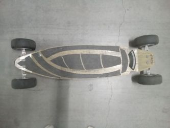 Carve Longboard with Dragon Paw Tires