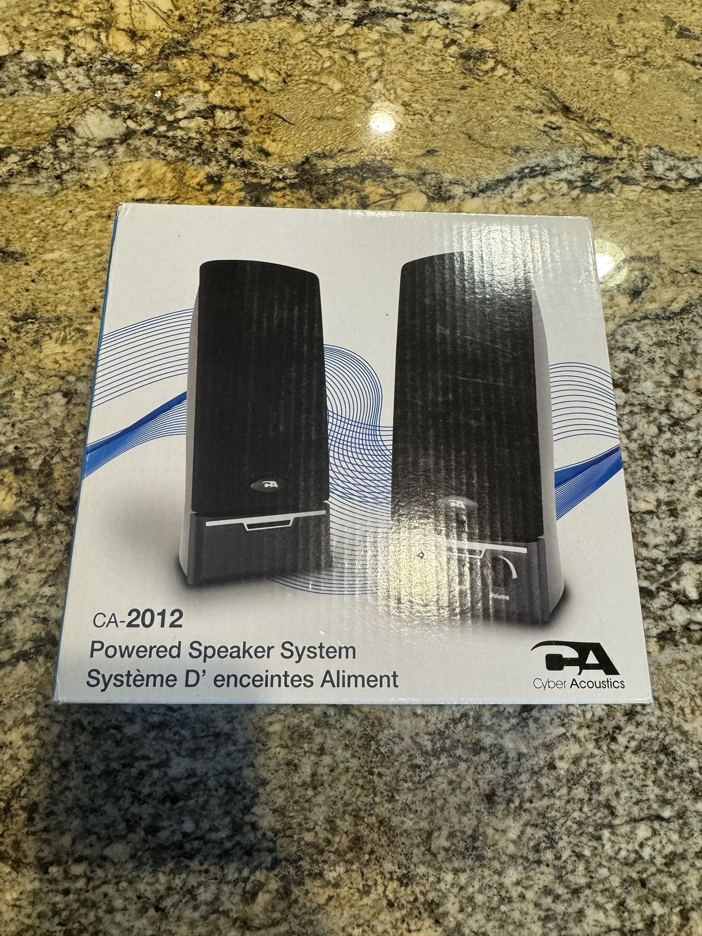Cyber Acoustics CA-2012 Speakers Desktop Computer Audio Sound Louder