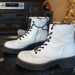 White Madden Girl Boots 