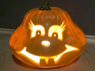 Vintage Gemmy Lighted Pumpkin