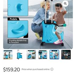 🧳✨ MALETA PARA NIÑOS CON ASIENTO (RIDE-ON) ✨🧳