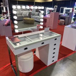 White Vanity Set