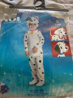 12 mo Dalmatians Halloween costume