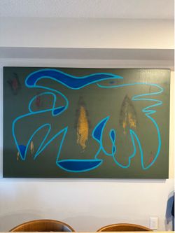 Large art piece, painting, conceptual.