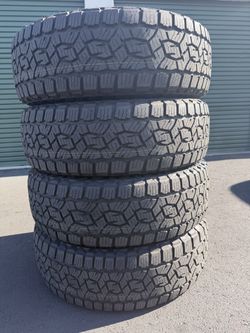 (4) 265/70R18 Toyo All Terrain AT3