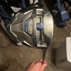 Taylormade SLDR 9.5 Degree Stiff Shaft Driver With Head Cover 