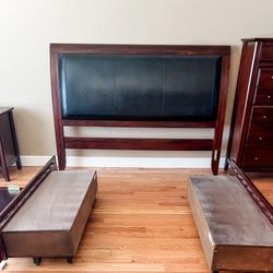 5 Piece Complete King Bedroom Set 