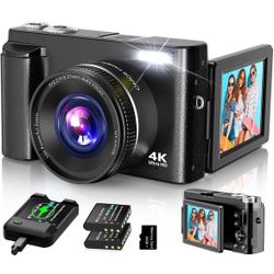 4K Digital Camera for Photography Autofocus
