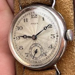 Rolex Trench Watch 1920s Great Original Condition Serviced 