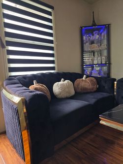 Black velvet high quality Lofeseat