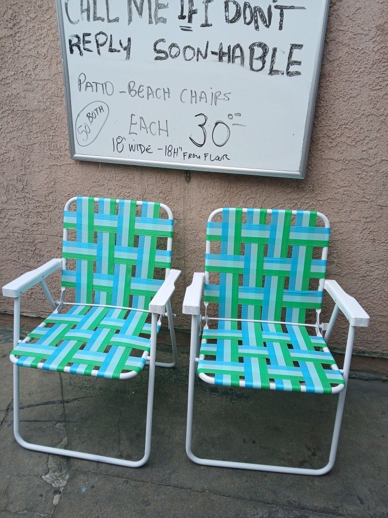 Beach Chair  $30 Each