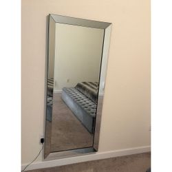 Modern Full Length Floor Mirror – Like New