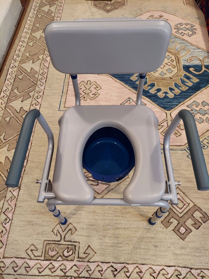 Loyoda Bedside Commode With Drop Arms