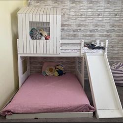 Twin & Full House bunk bed 