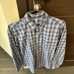 J Crew Light Weight Men’s Dress Shirt Size large