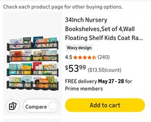34Inch Nursery Bookshelves