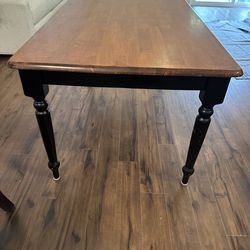 Wood Table & 4 chairs