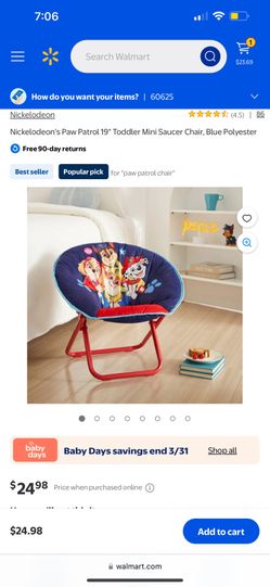 Nickelodeon Paw Patrol Chair