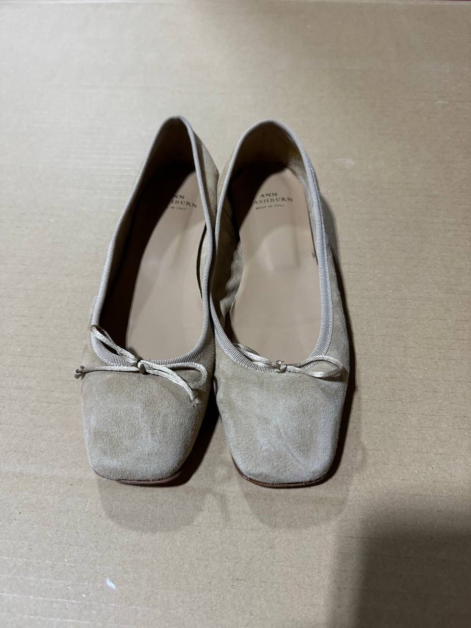 ANN MASHBURN Ballet Flat Camel Suede 37,5