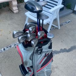 Full Set Of Golf With Golf Bag For Sale 