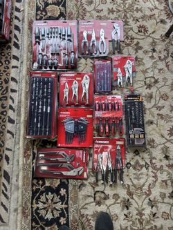 Various Socket / Screwdriver / Plier Sets (New) - Prices Vary