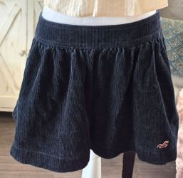 Vintage Hollister Navy Corduroy Mini Skirt