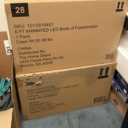 Home Depot Frankenstein And Bride. Brand New