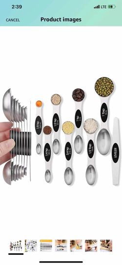 Brand New Magnetic Measuring Spoons Set 