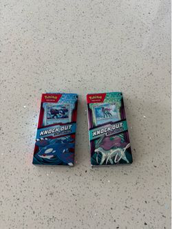 Pokemon knock out collection boxes