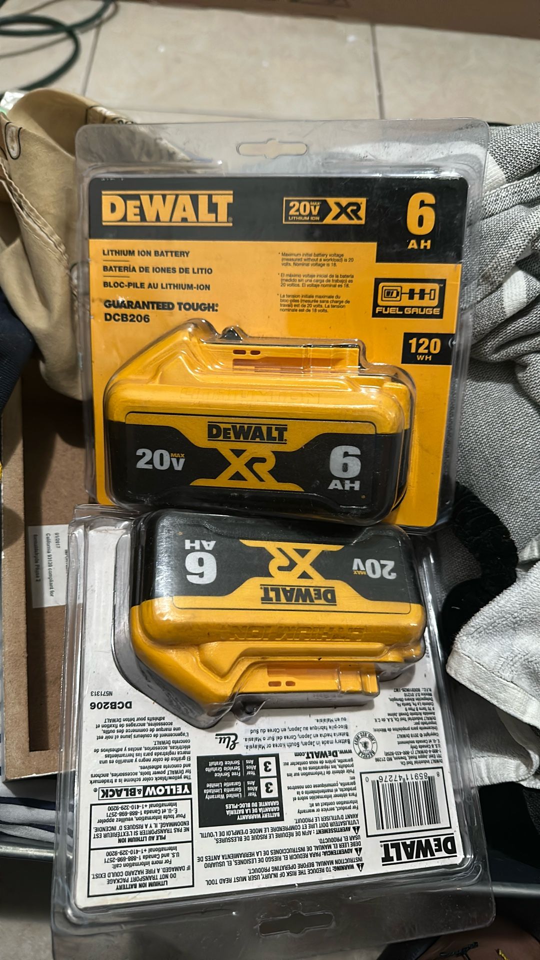 Dewalt Battery 