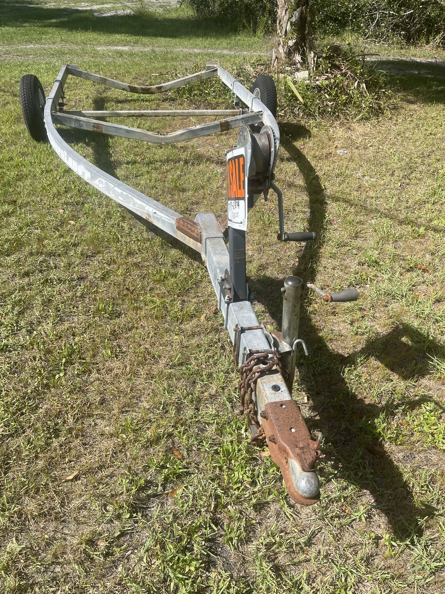 16-17 Ft Galvanized Boat Trailer