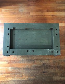 Vintage military chest stamped