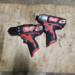 Milwaukee M12 Drill & Impact Driver 